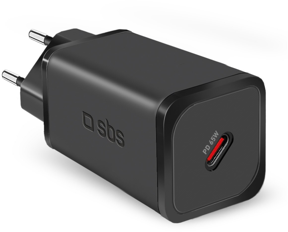 USB-C GaN Mini-Wandladegerät (65W) schwarz