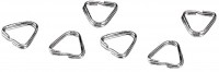 Splentringe Dreiecksform 12mm 6 St. silber