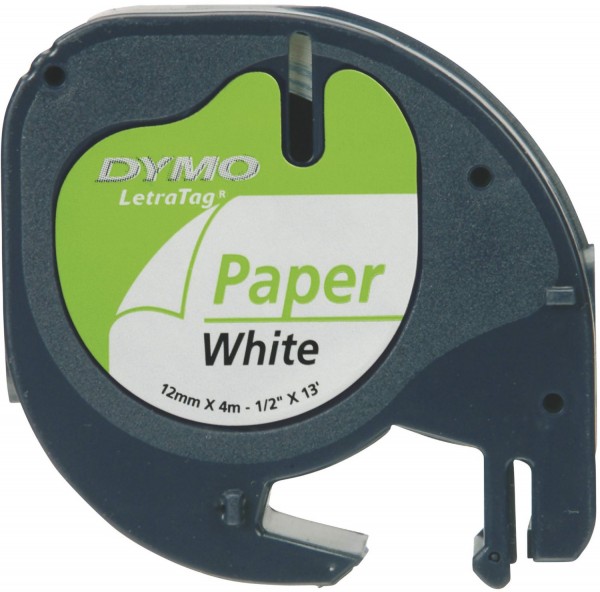 LetraTag Starter Pack 12mm (4m) Papier/Plastik/Metall gelb/silber