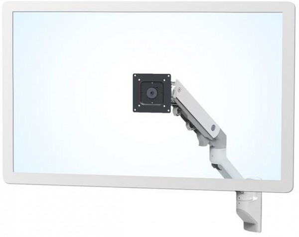 ergotron HX Monitor Arm Wandhalterung für Bildschirm 49 weiß