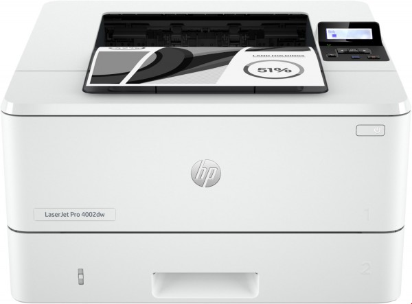 LaserJet Pro 4002dw S/W-Laserdrucker, Duplex-Druck, Druck über Smartphone/Tablet, 40 Seiten/min, DIN A 4/5/6, B 5/6