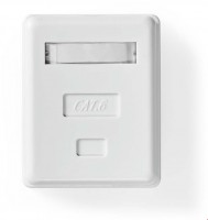 CCGB89120WT Netzwerk-Wanddose weiß