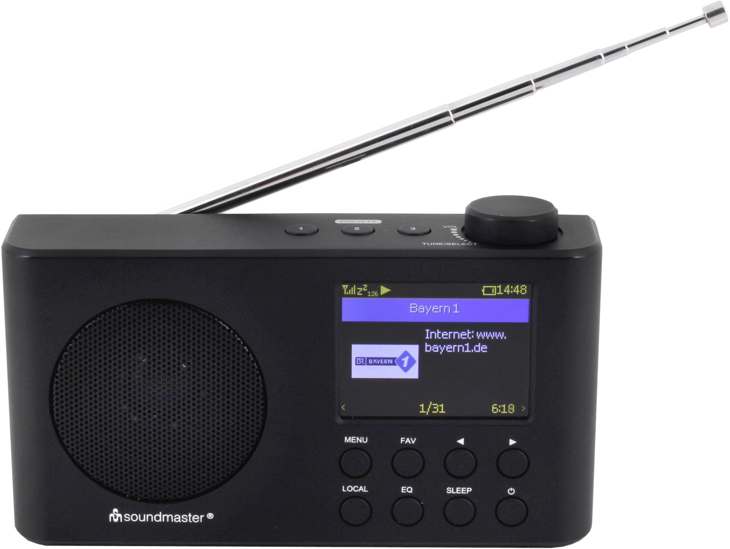 Image of IR6500SW Internetradio schwarz