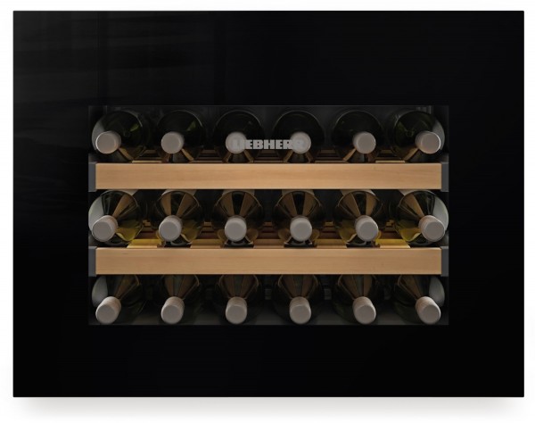 WKEgb 582-26 Einbau-Weinklimaschrank integrierbar schwarz