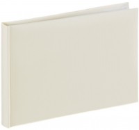 Buch-Album Fine Art 24x17cm 36 weiße Seiten sand