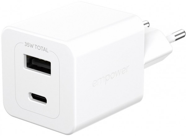 USB Type-C/USB Charger (35W) weiß