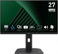 PRO MP275PGDE 69 cm (27") TFT-Monitor mit LED-Technik schwarz, Widescreen Full HD (1920x1080), 1 ms Reaktionszeit
