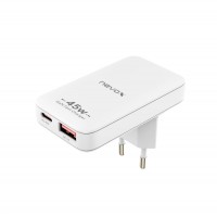 USB/USB-C GaN Ladegerät (45W) weiß