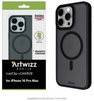 IcedClip + CHARGE für iPhone 16 Pro Max night black