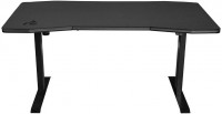 D16E Gaming Desk elektrisch höhenverstellbar carbon black