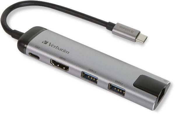 USB-C>2xUSB/HDMI/RJ-45 Multiport Hub