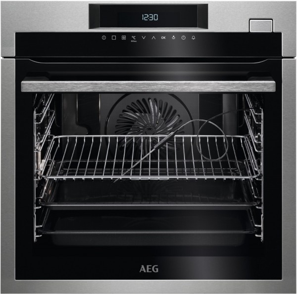 BSE682020M Elektro-Backofen mit Dampfgarer edelstahl/cleansteel, 70 l, Pizza-Stufe, schnelles Vorheizen, Brotback-Stufe, 59,5 cm breit, A+