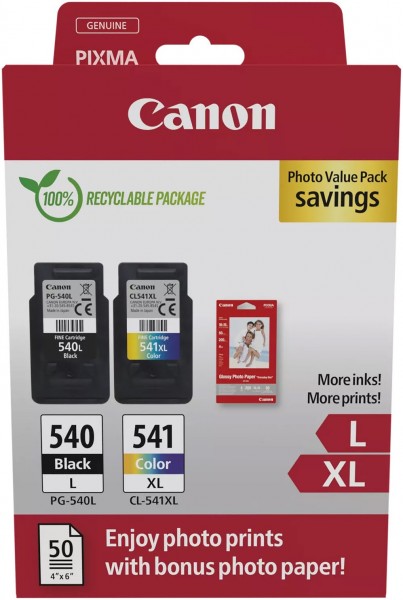 PG540L/CL541XL Photo Value Pack
