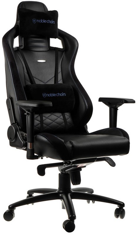 Image of EPIC Büro/Gaming Stuhl schwarz/blau