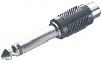 46/05 04 Klinken-/Cinchadapter 6,3mm Stecker <-> Cinchbuchse