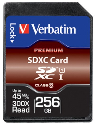 SDXC Card Class 10 UHS-I (256GB) Speicherkarte