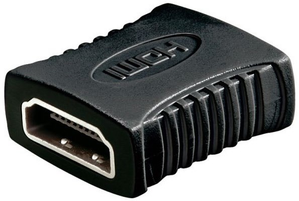 HDMI Adapter Kuppl. auf HDMI- Kuppl schwarz
