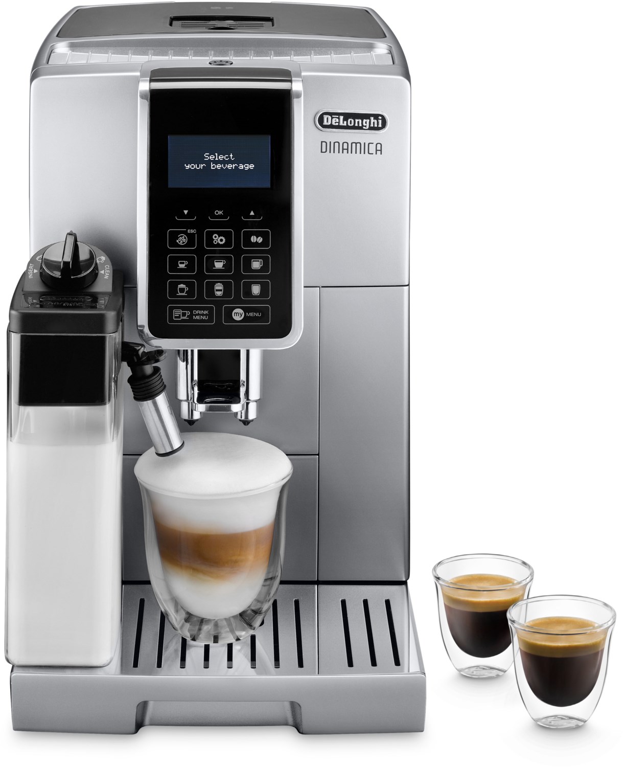 ECAM 350.75.S Dinamica Kaffee-Vollautomat silber